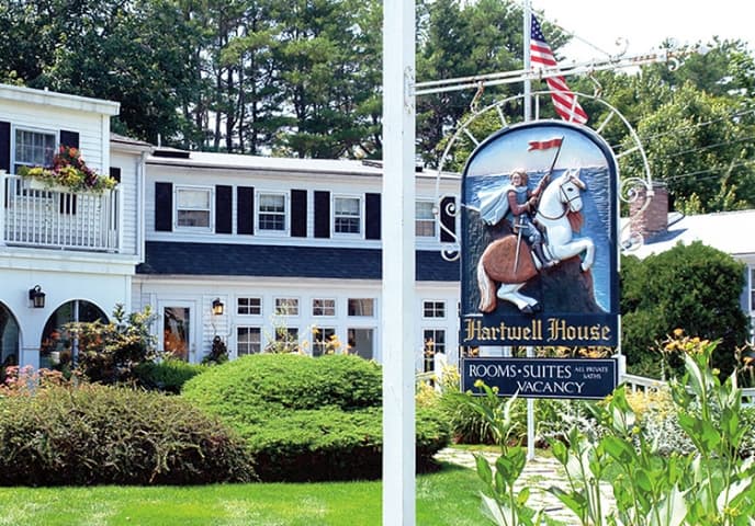 Sign at Hartwell House