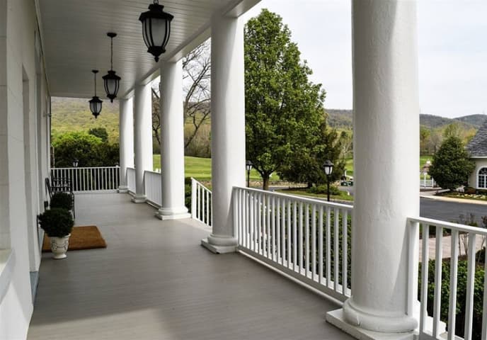 Inn at Evergreen Back Porch