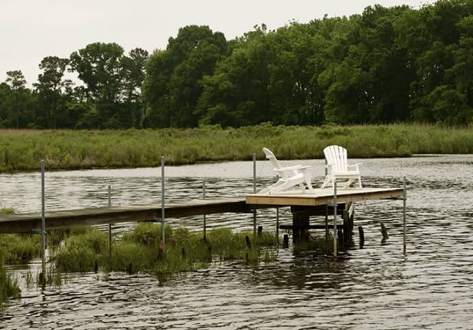 Inn at Huntingfield Creek Dock