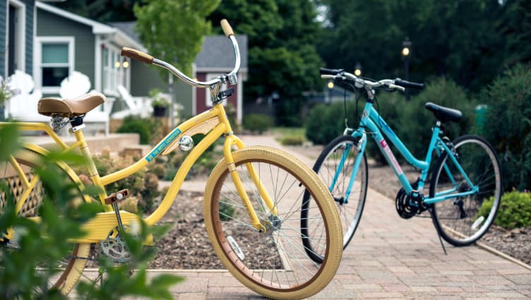 bicycles at Hotel Saugatuck