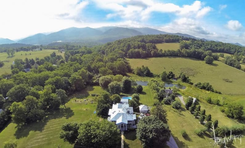 aerial view