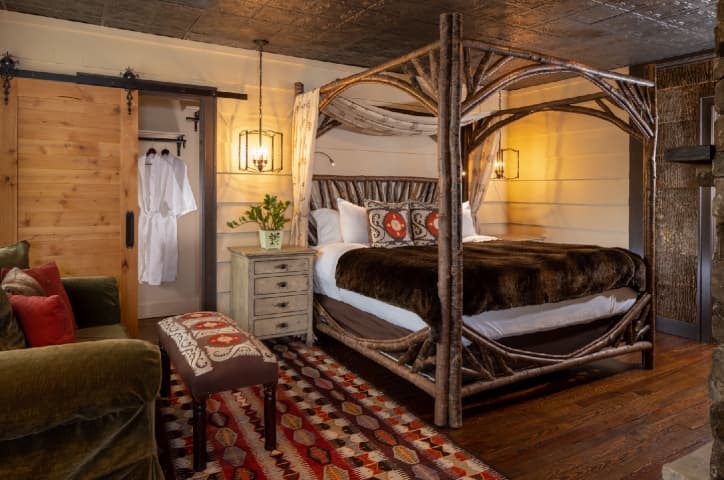 wood bed