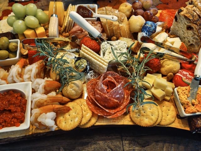 Gourmet Dinner Art-Cuterie Board