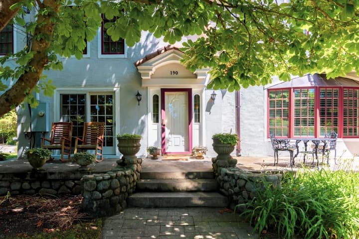 front entrance of inn