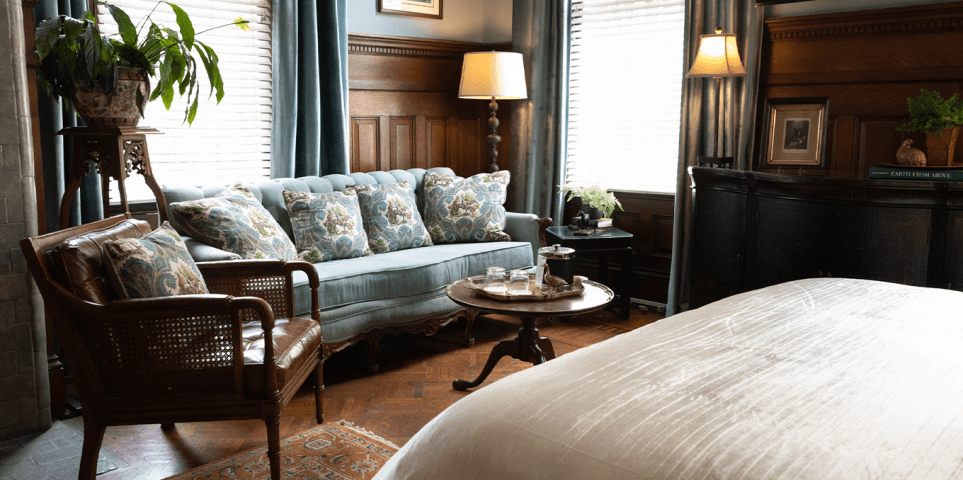 seating area with sofa