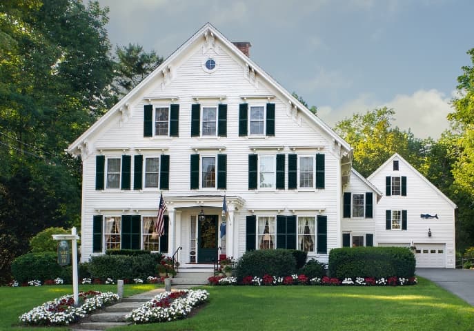 Front exterior of inn