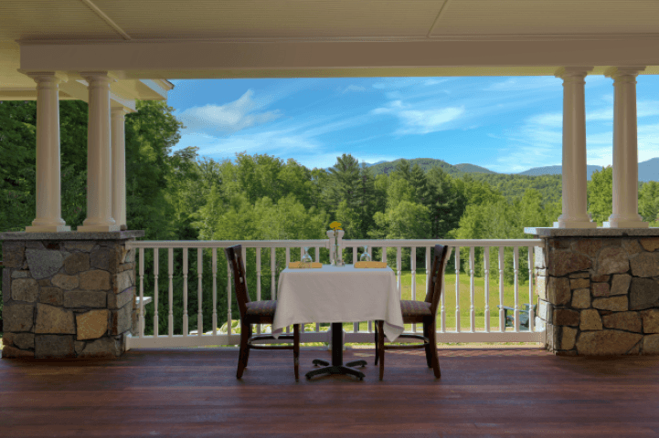 Porch at Inn at Thorn Hill