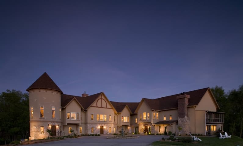 Goldmoor Exterior at Dusk
