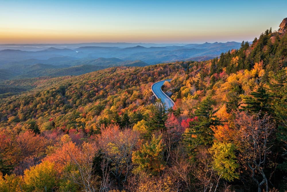 Stunning fall foliage