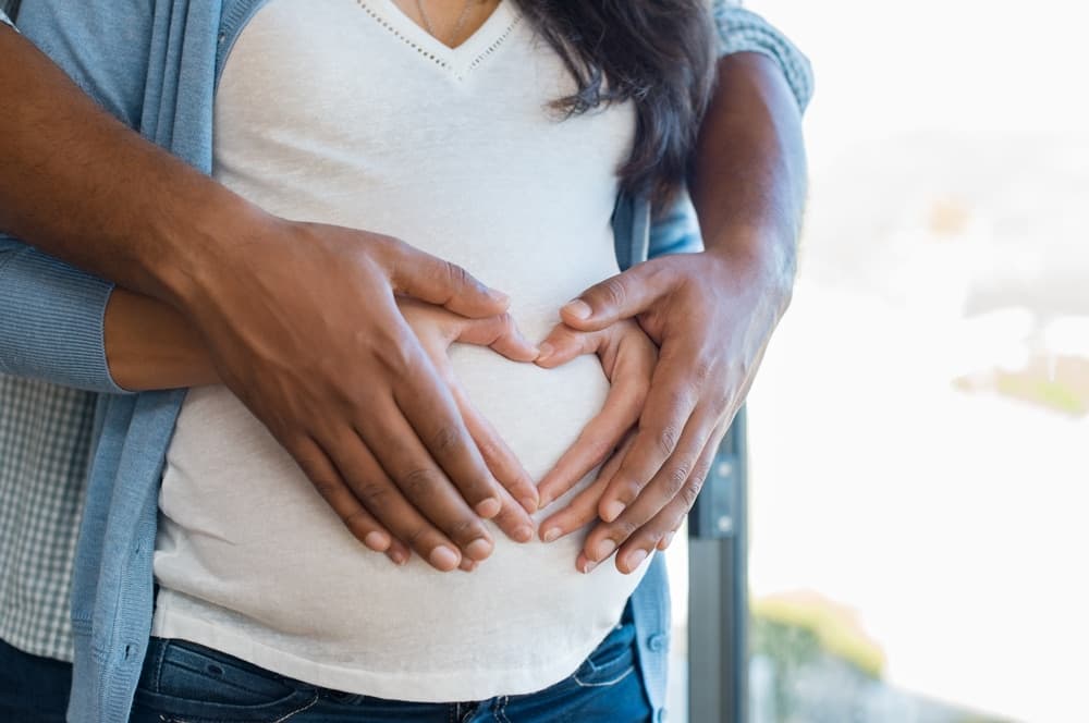 Couple celebrating a babymoon and other romantic getaways in Pennsylvania