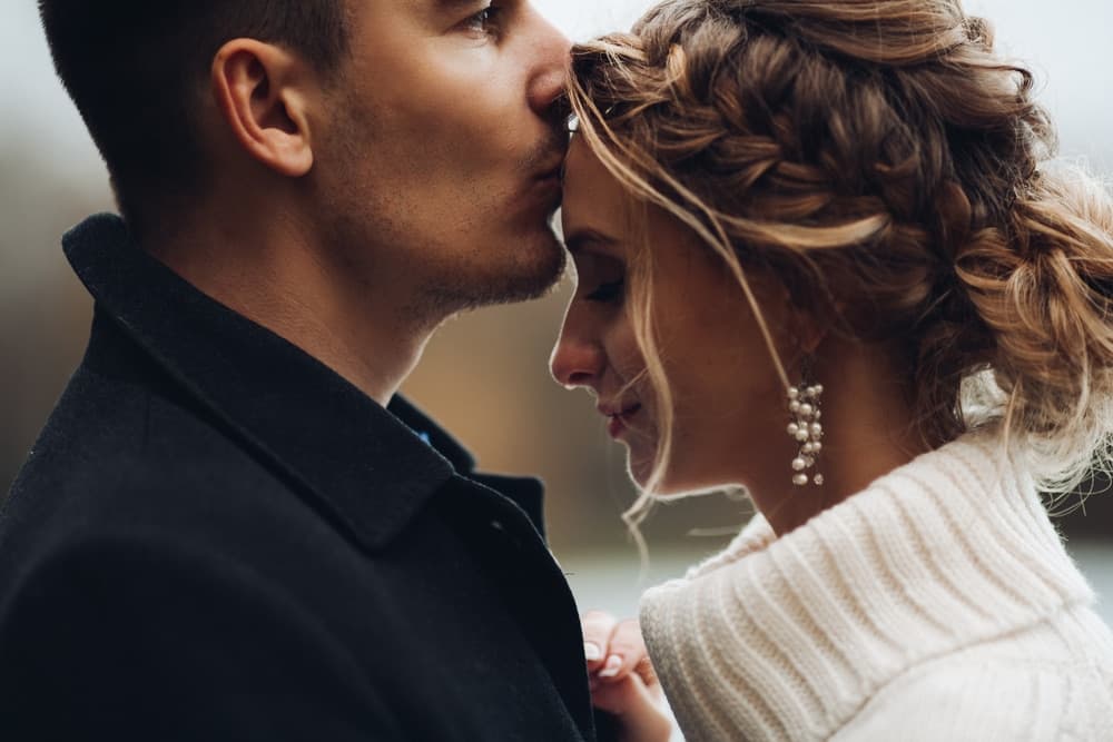 A young couple enjoying a romantic getaway in Charlotte NC