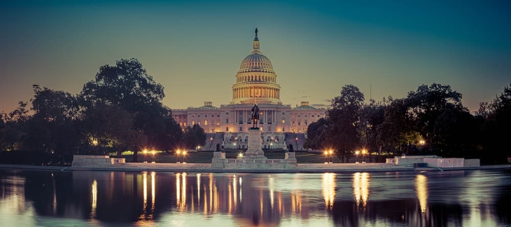 A beautiful view of the US Capitol Building, one thing to do while you stay at the best place to stay in Washington DC